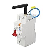 Ejoyous Smart Metering Leistungsschalter PC Flammhemmender WLAN-Leistungsschalter 1P 63A AC230V APP Fernbedienung Timing Leckageschutz für Home Office Schule