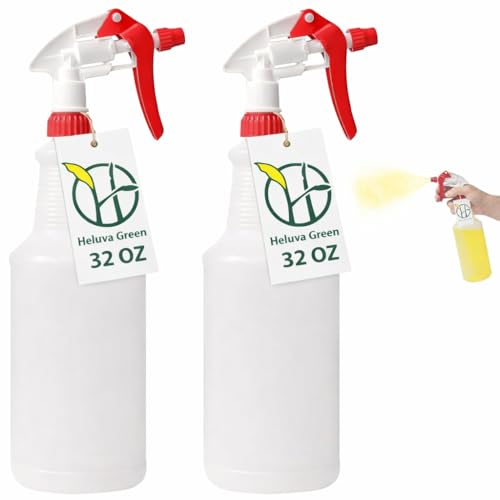Heavy Duty 32oz Plastic Spray Bottles for Cleaning...
