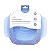 Ubbi Collapsible Microwave Steam Sterilizer for Baby Bottles, Breast Pump Accessories & Pacifiers, Reusable Silicone Steam Bag for Travel or Home Use, Fits Up to 5 Baby Bottles, Blue