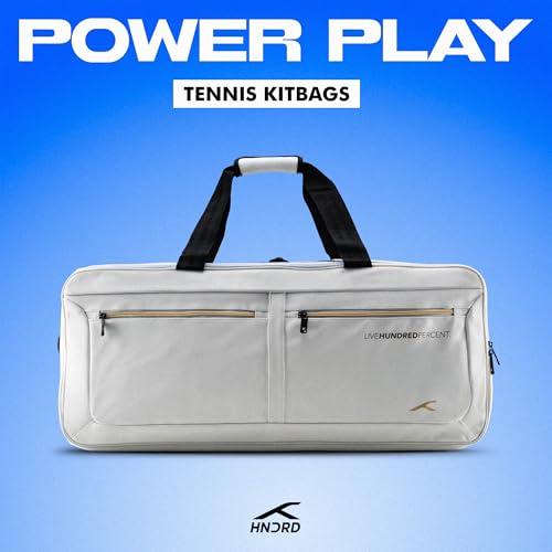 Image of Hundred Power Play Kit Bag | Spacious Raquet Sports Kit Racket Bag with Large Compartment for Badminton and Tennis Rackets, Shoes & Gear - Ideal for Sports, Gym & Travel | Unisex Design