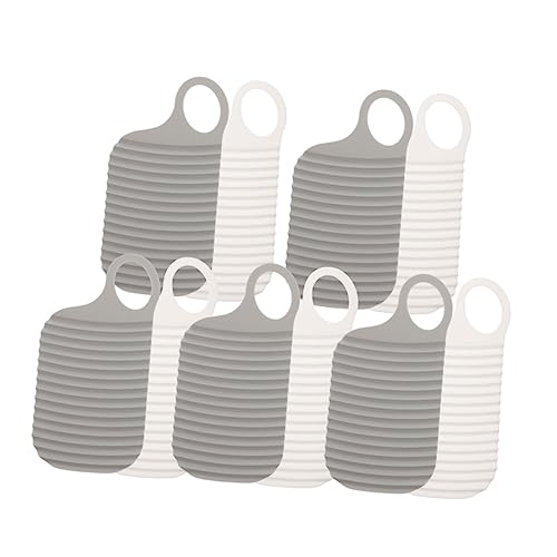 FOMIYES 10pcs Travel Washboard Small Washing Boards Laundry Washboards Portable Washboards Anti-Slip Washboard Wash Board for Hand Washing Cloths Hanging Washboard Durable Washboard