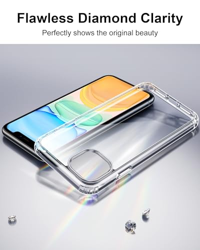 Image of HOOMIL Case for iPhone 11, Anti-Yellowing, Crystal Clear