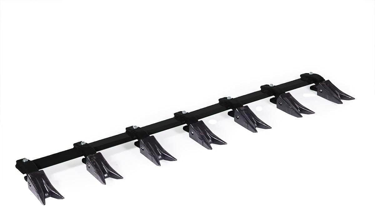 Bucket Tooth Bar for Sub-Compact Tractor - Green 57 Inch, Fits Bucket Cutting Edges Sized 1/2" or Less with No Drilling Required | Heavy Duty Design by Heavy Hitch | Made in USA