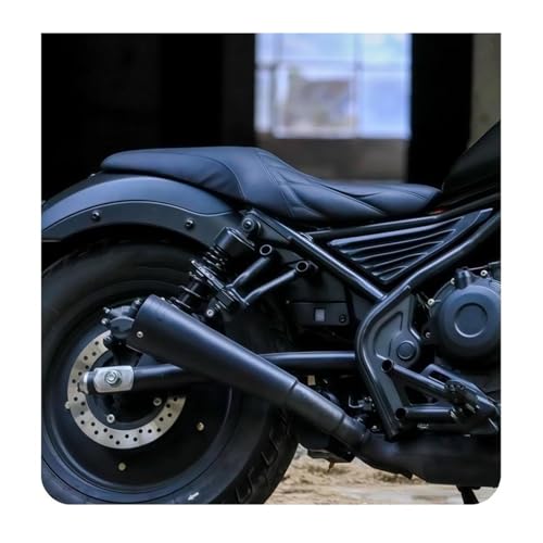 Cojín pasajero trasero Rebel CM500 CM300 asiento moto negro brillante 7