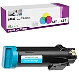 Limeink 1 Cyan Compatible High Yield Laser Toner Replacement Cartridges for Xerox Phaser 6510...