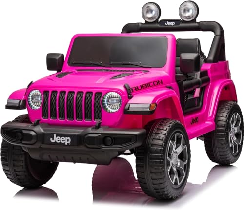 Licenza ufficiale Fiat Jeep Auto Macchina Elettrica per Bambini Jeep Fiat Wrangler Rubicon 12V Telecomando con Monitor 4\