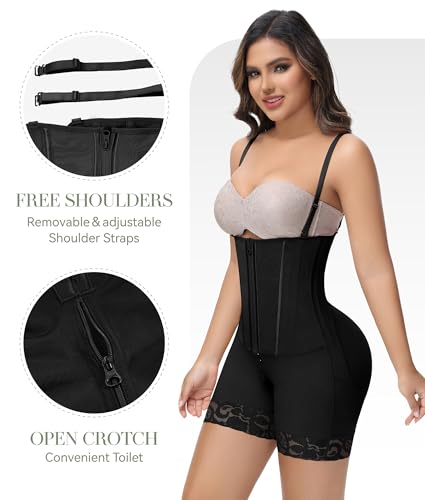 Image of M MYODRESS Fajas Colombianas Moldeadoras Shapewear for Women Tummy Control Body Shaper Post Surgery Compression Garment