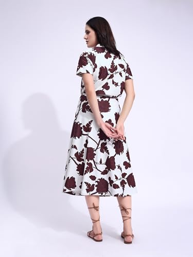 Image of PURVAJA Women's Regular Midi Printed Co-Ords