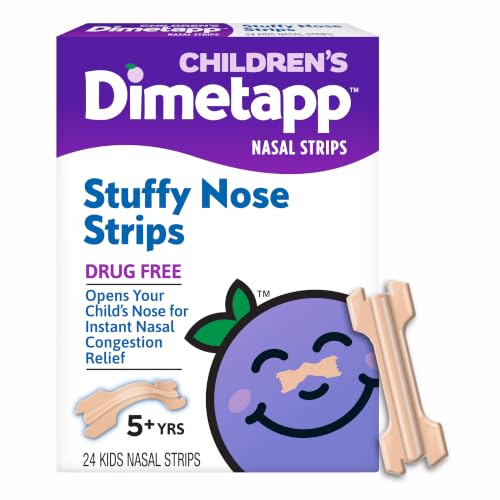 Children's Dimetapp Stuffy Nose Strips, Nasal Congestion Relief, 24 ct