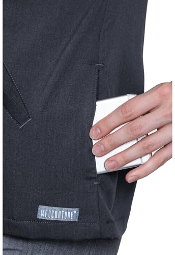 Image of Med Couture Women's Scrub Warm-Up Jacket Raglan with 4 Pockets with Ultra Soft and Durable Fabric - MC7660