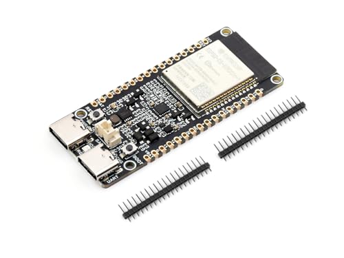 waveshare ESP32-C5 5GHz/2.4GHz Dual-Band Wi-Fi 6 Dev Board Based on ESP32-C5-WROOM-1 Module 240MHz RISC-V Processor Supports BLE 5 / Thread/Zigbee Wireless Communications 16MB Flash 8MB PSRAM