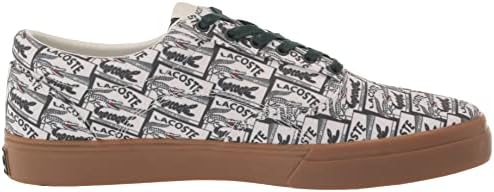 Lacoste Men's Jump Serve Slip on Sneaker, Dk Grn/Gum, 12 | Image 5