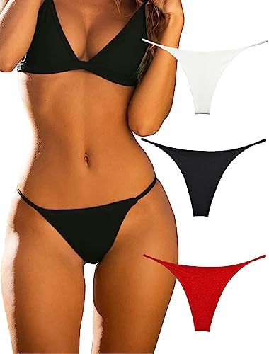 KUKU PANDA Womens Modern/Fitted G-String Panties (pack of 3)