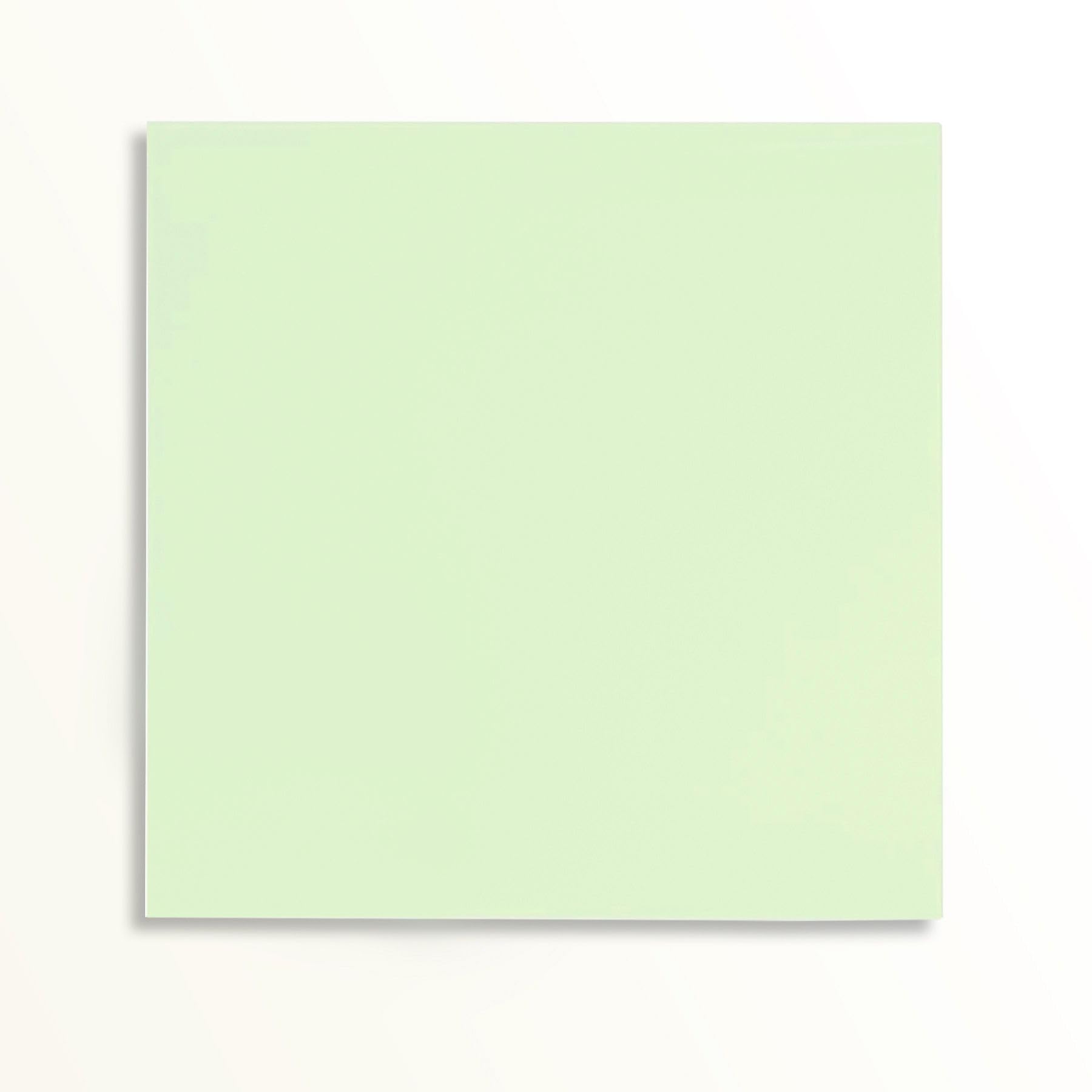 2 paneles de plexiglás de color verde pastel Nyanza de 12 x 12 pulgadas de grosor de 1/8 pulgadas de grosor, plexiglás esmerilado brillante de una cara para artículos de bricolaje