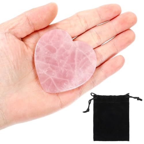 KFHENSOMR 60mm Rosenquarz Herz Groß Kristalle Edelsteine Geschenke Reiki Herzen Heilsteine Handschmeichler Stein Rosa für Valentinstag Geburtstage Jahrestag Muttertag und Thanksgiving Tag KFHENSOMR 60mm Rosenquarz Herz Groß Kristalle Edelsteine Geschenke Reiki Herzen Heilsteine Handschmeichler Stein Rosa für Valentinstag Geburtstage Jahrestag Muttertag und Thanksgiving Tag