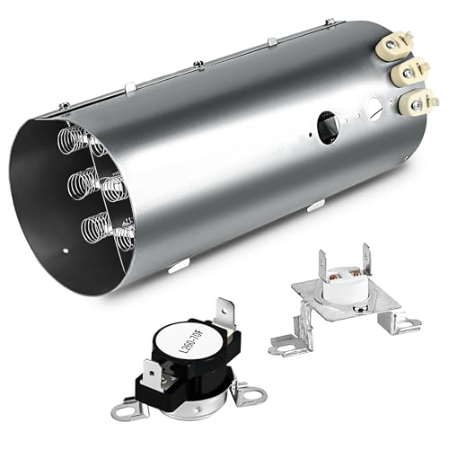 134792700 Dryer Heating Element 137032600 Thermal Limiter 3204267 High Limit Thermostat 508516 Fit for Electrolux Frigidaire Dryer Replaces PS2349309 AP4368653 1482984 AP4368739 PS2349395 By Romalon