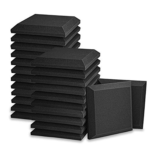 24 Pack Set Acoustic Foam Panels, 2" X 12" X 12" Acoustic Foam Sound Absorption, Soundproof Sound Insulation Absorbing, Acoustic Treatment Used in Home & Offices