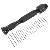 Construction robuste : fabriqué en métal durable, cet outil est conçu pour résister à une utilisation intensive tout en conservant son efficacité. perceuse manuelle, foret