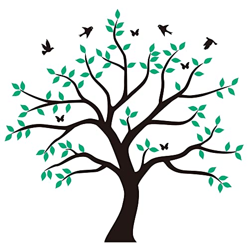 Vinilo Decorativo Árbol Familiar JEPART 186x180 cm Negro Verde miniatura 4