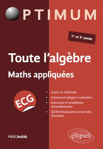 Toute l'algèbre - ECG maths appliquées