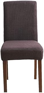 Mayama - Funda de silla extensible con colores lisos, protector de muebles de tela de poliéster y elastano, fundas para sillas comedores, juego de 2 unidades