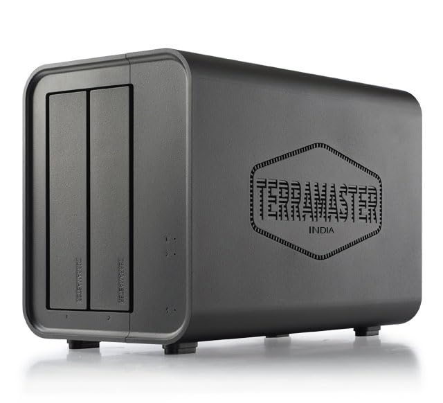 TERRAMASTER INDIA F2-212 2-Bay Home Network Storage | Realtek 161...