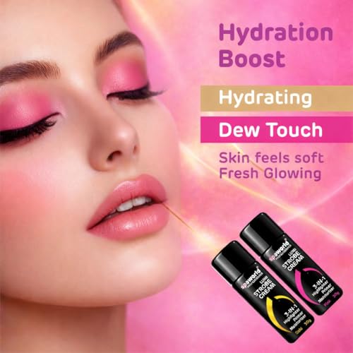 Image of Strobe Cream For Face Pink & Gold (30+30g) | Superb Radiant Combo | Highlighter + Primer + Moisturizer | Hydrating & Illuminating Makeup Base for Instant Glow