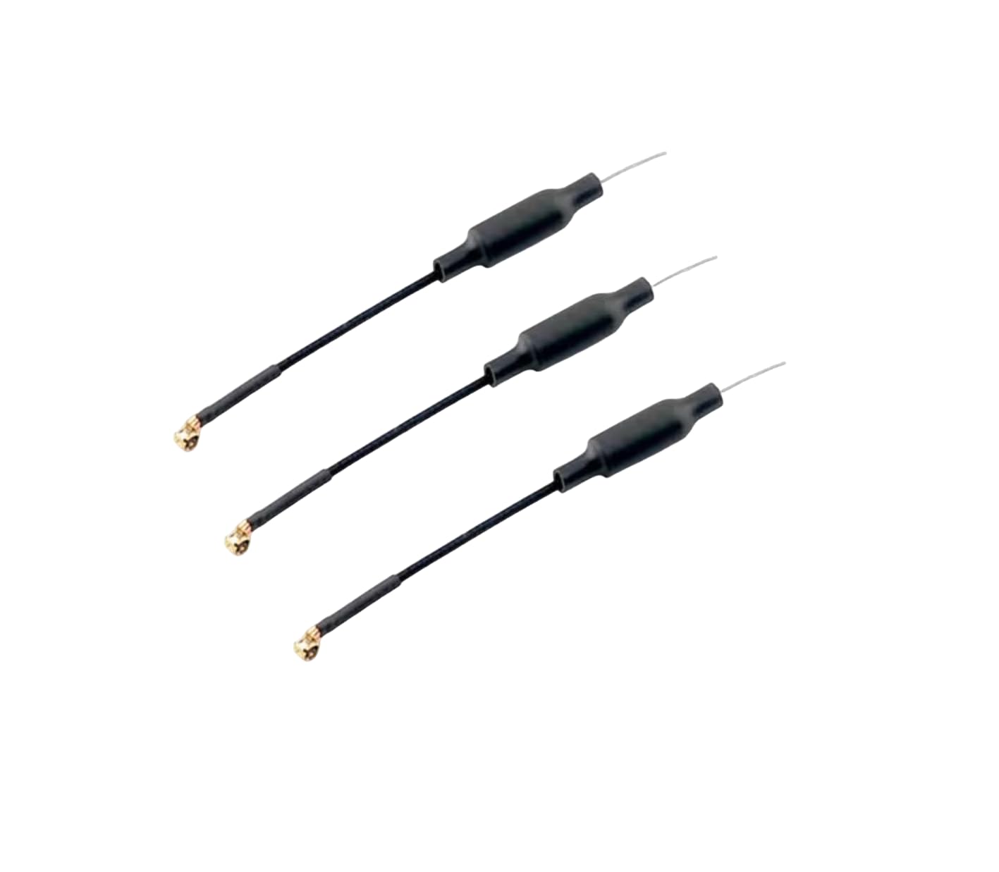 3pcs of Happymodel 5.8G 2dBi Dipole U.FL Omni FPV Antenna for Mobula7/ Mobula7 HD 1S/ Mobula8 Micro Carbon Fiber FPV Racing Quadcopter Quad Frame kit RC Drone Frame (Medium)
