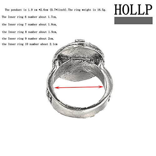 HOLLP Vampire Inspired Jewelry Gifts 26 Initial Letter Alphabet A-Z Initial Ring Gift for TV Fans2