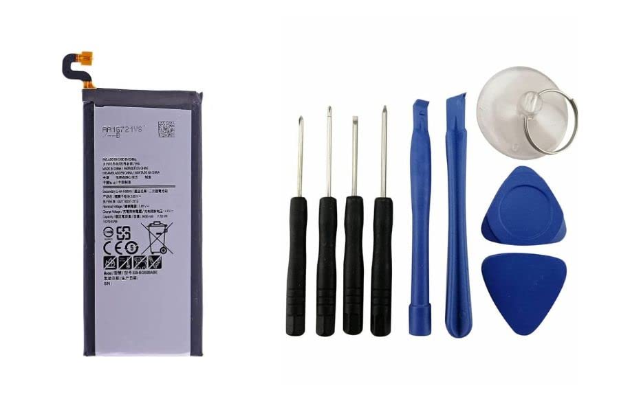 ALTE PRESTAZIONI: Batteria Compatibile Per Modello Cellulare Samsung Galaxy S6 Edge e Facile da Inserire, durata di 8 ore di utilizzo continuo e standby.