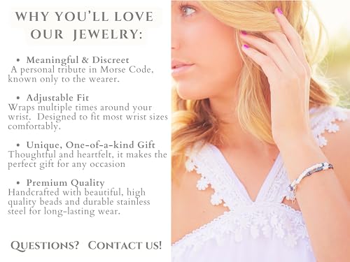 Mother In Love Morse Code Bracelet, Meaningful Jewelry for Mother In Law Gift from Daughter In Law and Father In Law with card, Future Mother In Law To Be4