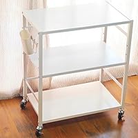 Amazon.co.jp: Secchuu スチールラック3段 デスクターナ 幅50x奥行30x