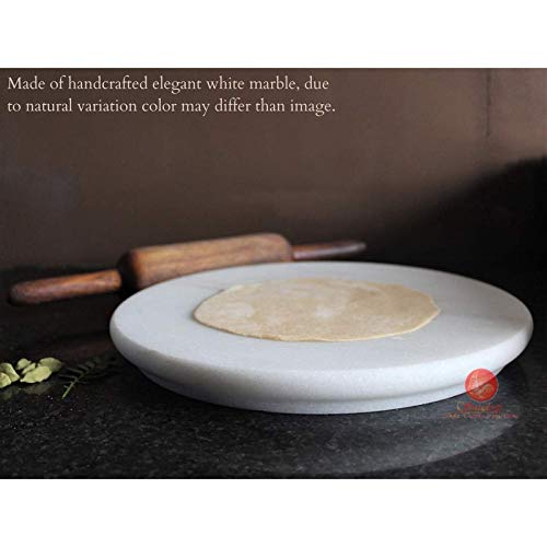 Desi Decor White Marble Roti Maker