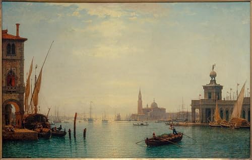 Lienzo de pintura de Carl Morgenstern Vista de giorgio en formato 60x90cm