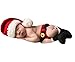 Happy Cherry Neugeborenes Baby Weihnachtsmann Figur Foto Kostüm Fotografie Prop Handarbeit Bekleidungsset Fotoshooting Stricken Tiere Kostüm Baby Junge Trikot Foto Outfits Requisiten Für 3-4 Monate