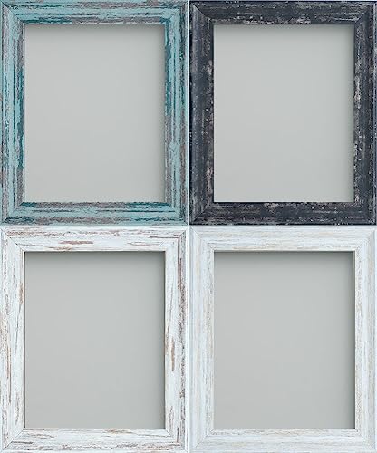 Frame Company Lynton Rustic Blue, 16x12 inch, fitted with perspex