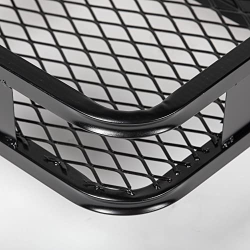 Titan Ramps 60 X 20 Hitch Mounted Steel Cargo Carrier Basket, Rated 500 Lb, Fits 2In Receiver, Folds Up, Luggage Basket For Pick Up/Suv Camping, Traveling #TOP7