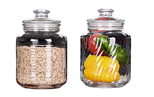 SHIV KRAFT Whiskey Decanter 1000 ml for Scotch Liquor Bourbon - 1 Pcs, Glass