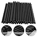 500PCS Boba Straws，straws disposable， Individually Wrapped Straws for Smoothie, Milkshake, Bubble Tea & Thick Drinks（Black）