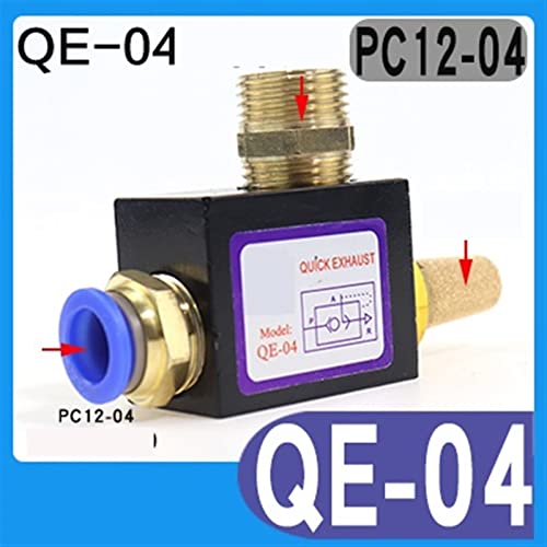 Cylindre de soupape d'échappement rapide QE-02 pneumatique - 3