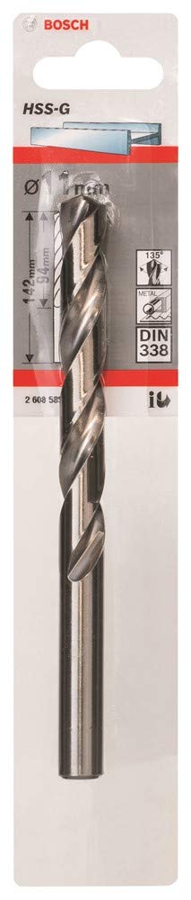 Bosch 2 608 585 938 - Broca para metal HSS-G, DIN 338 (11 x 94 x 142 mm)