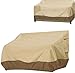 Produktbild Gartensofabezug, Sonnenschutz Im Freien Und Regensicherer 600D Oxford-Stoffbezug, Gartenregenbezug, Geeignet Für Freizeitbank 2-Sitzer / 3-Sitzer