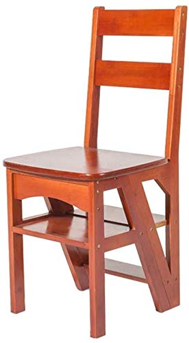 Escabeau pliant en bois compact et multifonctionnel - 2