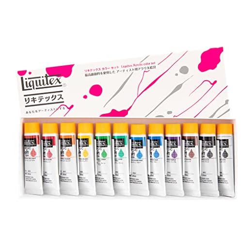 Liquitex Soft # 6 Dentoushoku 12C set (japan import)
