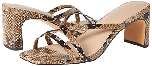 Image of The Drop Women's Amelie Strappy Square Toe Heeled Sandal
