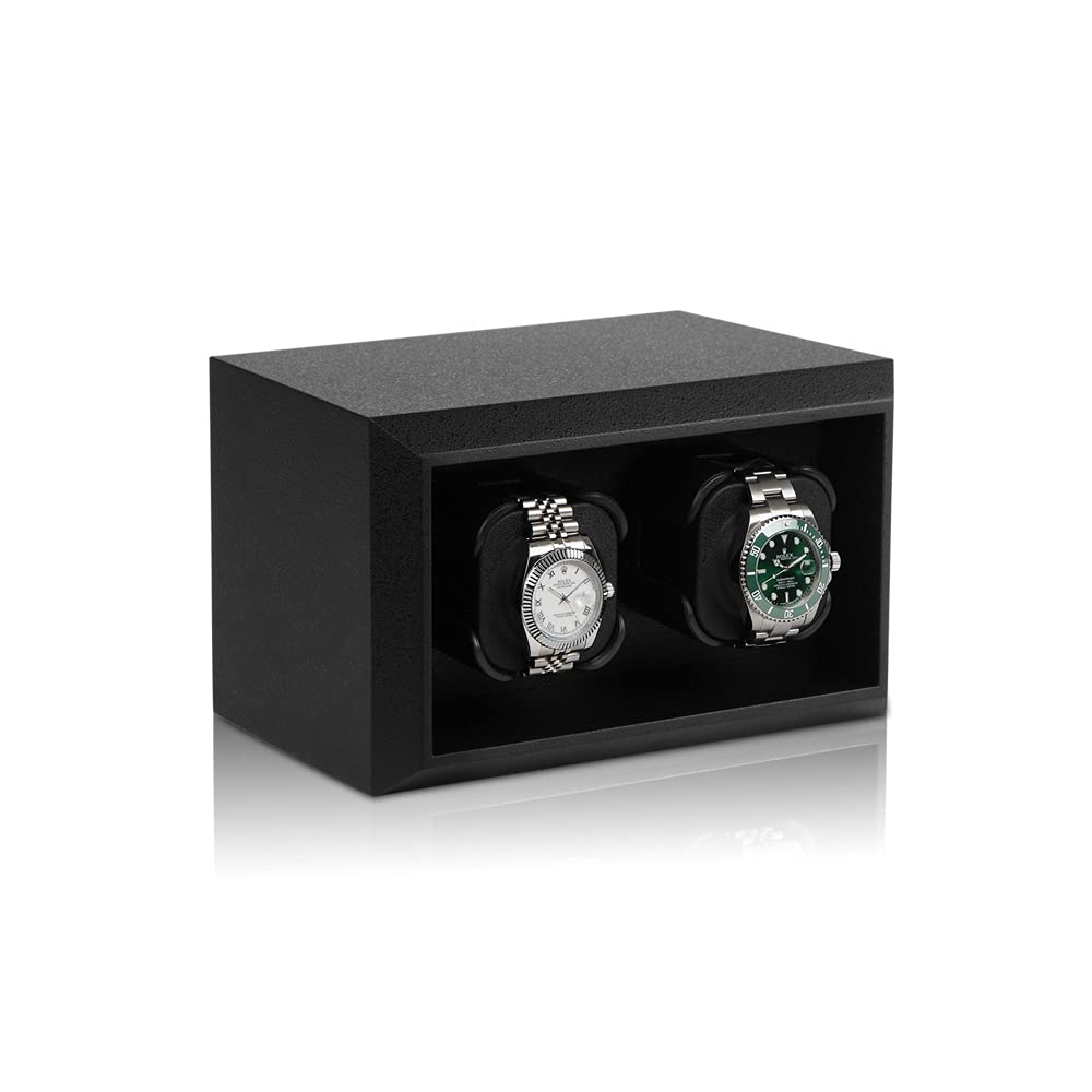 Uhrenbeweger Affinity für 2 Uhren Watch Winder for 2 Wachtes Black