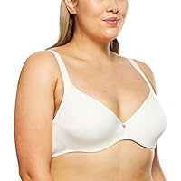 Hestia Women's Underwear Contoured Comfort Bra, Ivory, 12D