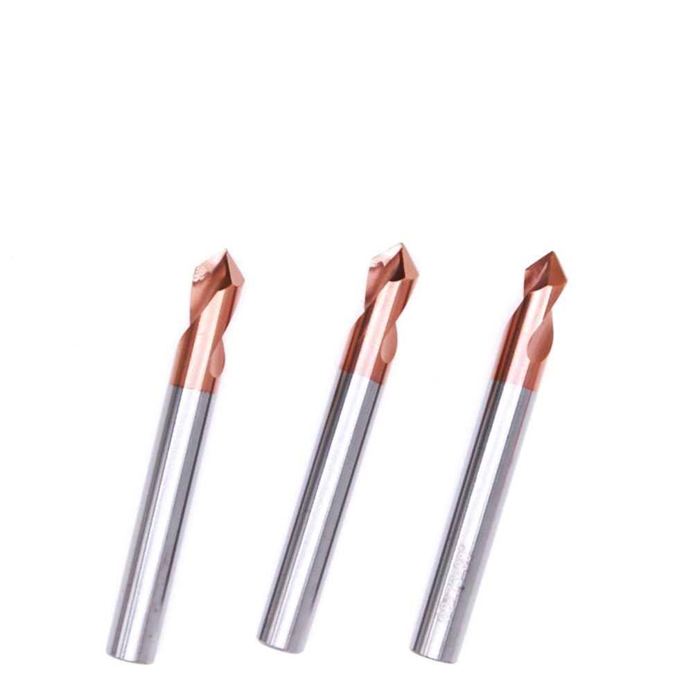 HRC55 90 Grad Punktbohrer for die Bearbeitung von Lochbohrern, Anfaswerkzeugen, 3 mm, 4 mm, 5 mm, 6 mm, 8 mm, 10 mm, Wolframkarbidstahl, 1 Stück (Size : 1pcs, Color : 12mm)