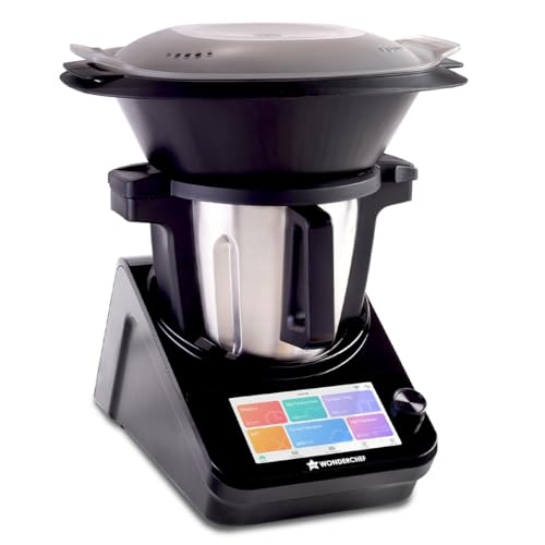 Image of Wonderchef Chef Magic Kitchen Robot, Automatic Cooking Assistant, 500+ Recipes by Chef Sanjeev Kapoor, 15+ Cooking Modes, Create /Edit Recipes, Built-in Weighing Scale, Wi-fi & Phone App, 2-Yr Warranty