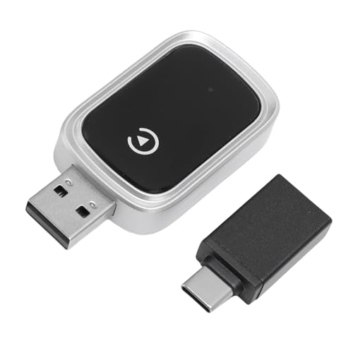 Adaptador Inalámbrico para Automóvil BONKZEBU Conexión Estable de Alta Velocidad iOS